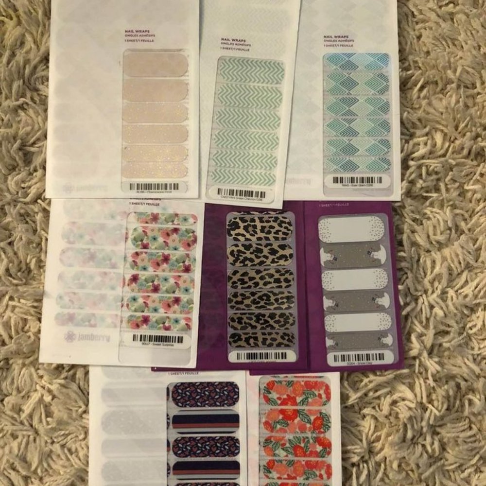 Various Jamberry Nail Sheets